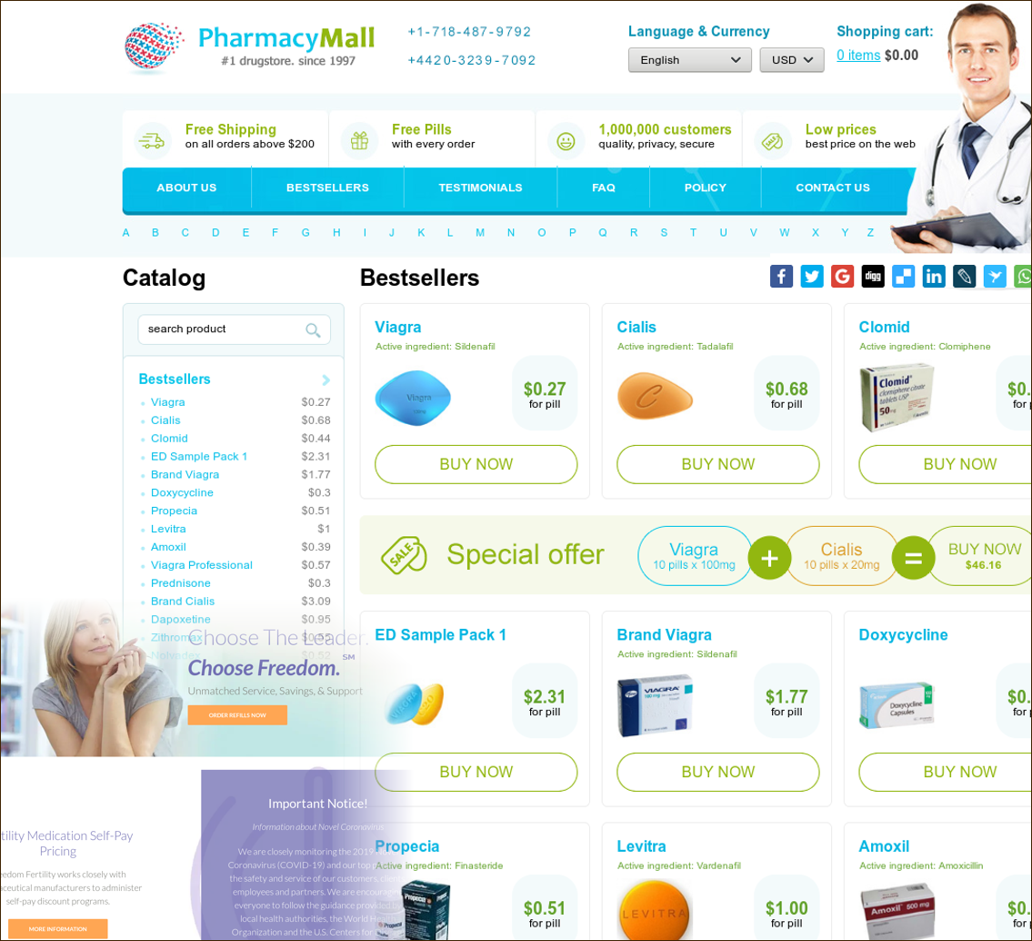 24 X 7.com Review: A Common Online Pharmacy That Is Not Worth Trusting